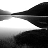 Black white reflection 