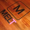 on the floor