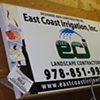 East Coast Irrigation sign