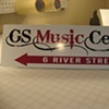 directory sign for GS Music Center