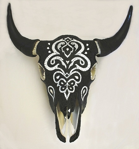 Black & White Skull