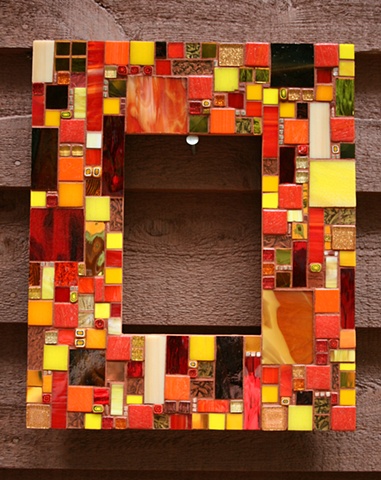 Completed student frame - Grazyna