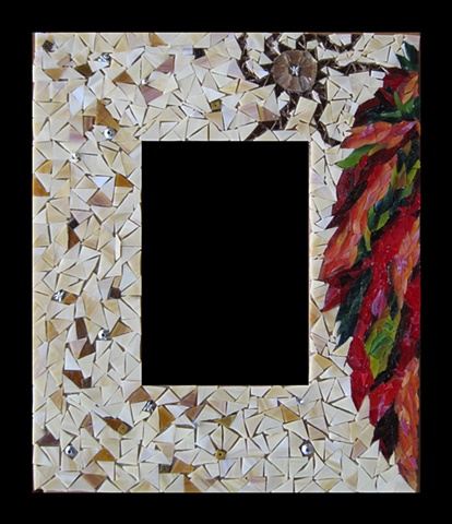 Completed student frame - Isabel 
