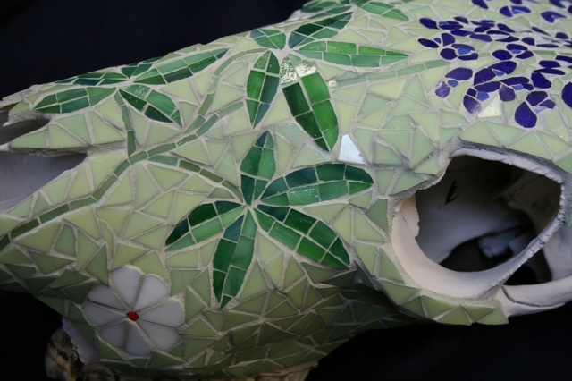Bluebonnets Skull - side