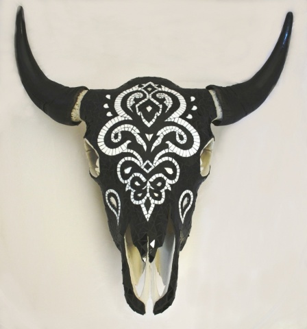 Black & White Skull