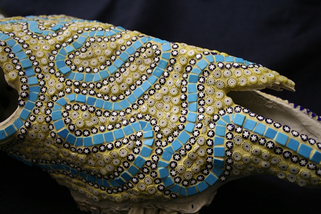 Turquoise Skull, detail