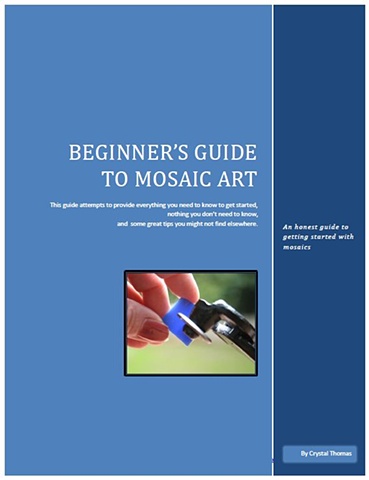 Online beginner mosaic lesson in downloadable PDF form