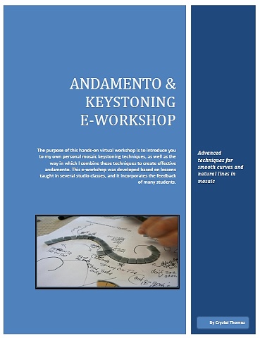Online intermediate/advanced mosaic workshop in downloadable PDF form