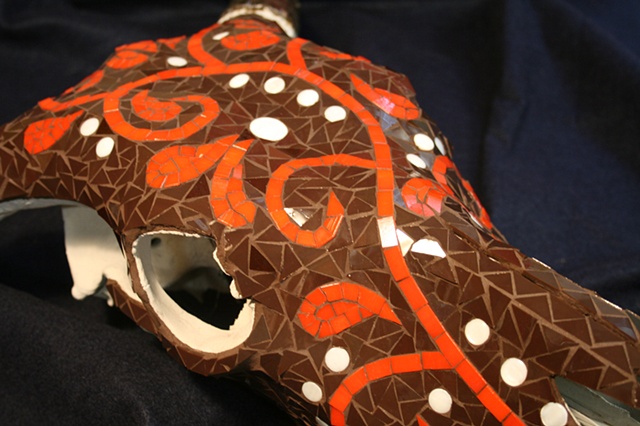 Chocolate Skull, detail