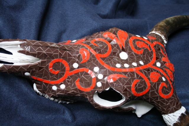 "Chocolate" Skull - detail