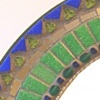 Blue and Green Mirror