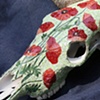 Poppies Skull, detail