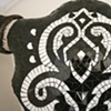 Black & White Skull, detail