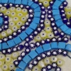 Turquoise & Millefiori Skull - in progress