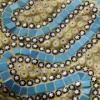 Turquoise & Millefiori Skull - side