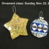 Mosaic Christmas ornament class