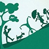 Mural para escalera 