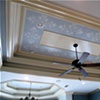 Embellished Scrollwork on Ceiling- created with Artist  Jason Hulfish