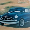 Cars- childrens mural