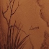 Old World map bathroom