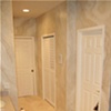 Marble finish to match floors