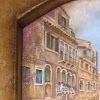 Venice mural and tissue paper finish