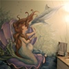 mermaid mural