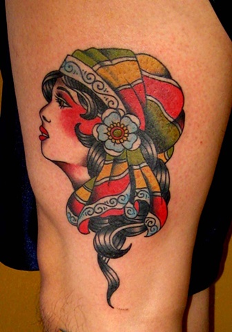 Gipsy Head Tattoo