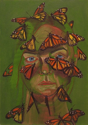 Keli With Butterflies