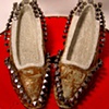 Mud-Nail Texture-Driven Lady Low-Heeled Shoes~