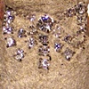 Pink Tinged Regal Rhinestone Happy Taps~