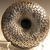 4x7 metallic diamond donut upright