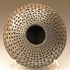 metallic oval