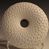 3x7 white oval upright view