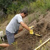 Digging Clay in Colorado Mountains