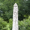 salt Obelisk, exposed to elements for seven days