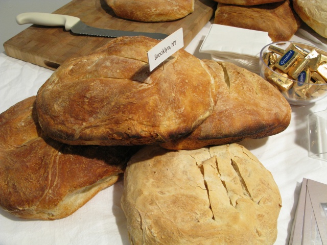 The bread table