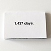 1,437 days.