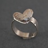 Heart on Side Ring