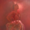 The Red Dancer (with bunny ears) 