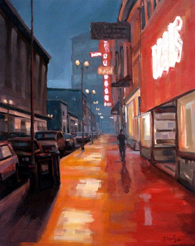 Neon Reflections