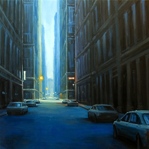 A Blue Lit Night