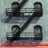 Old-town fire escape