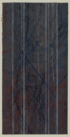 Monoprint - Between #1