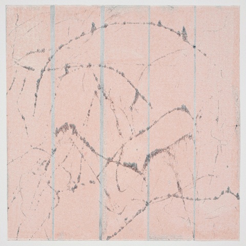 Monoprint - Between #10