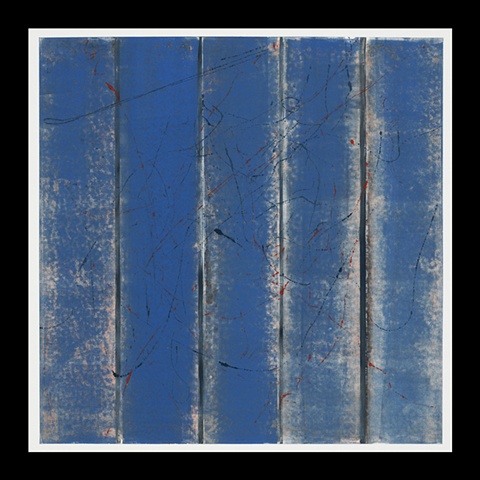 Monoprint - Between #11