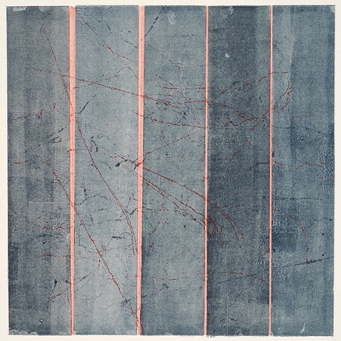 Monoprint - Between #15