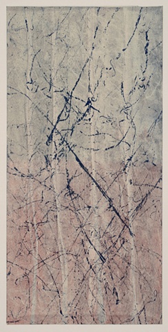 Monoprint - Between #2