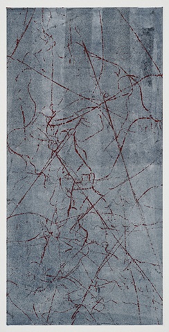 Monoprint - Between #3