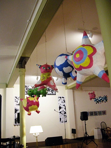 paper mache sculptures, 